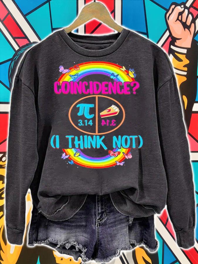 Coincidence Not Pie 3.14 Backwards 41.3 Math Teacher Shirt t-shirt sweatshirt
