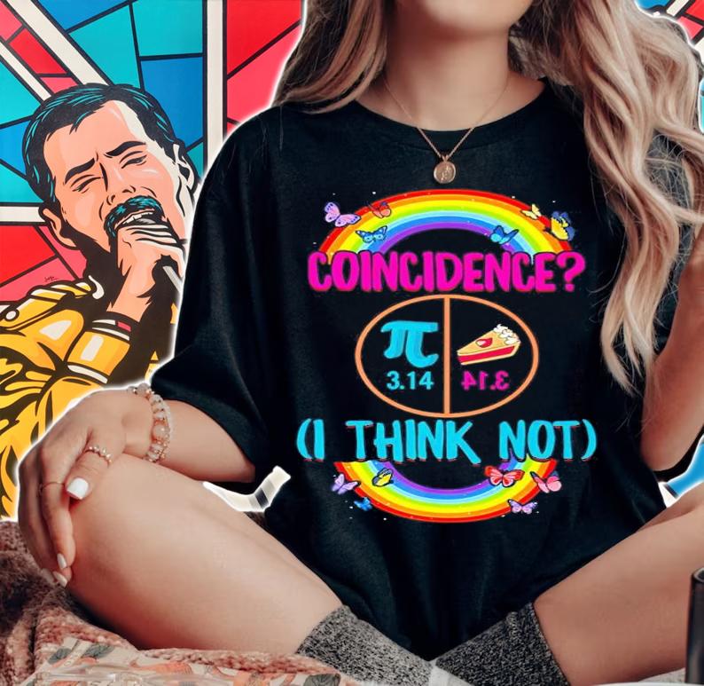 Coincidence Not Pie 3.14 Backwards 41.3 Math Teacher Shirt t-shirt woman shirt