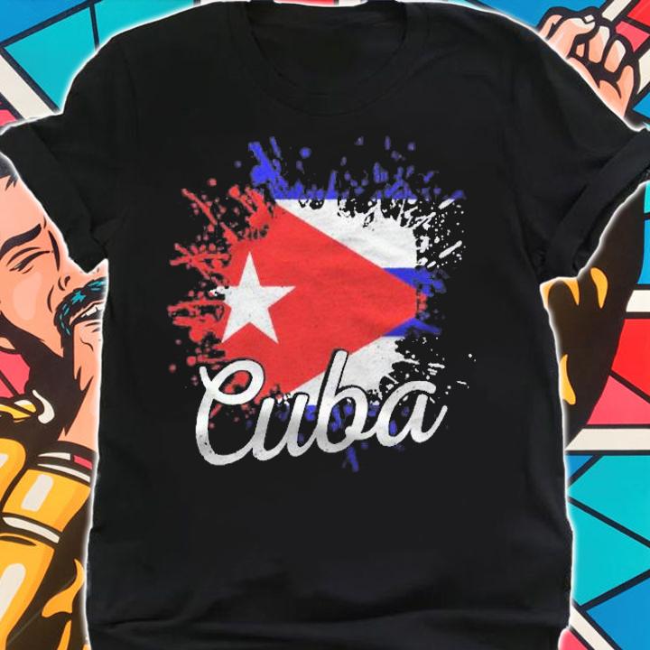 Cuba Patriotic Cuban Pride Flag Patriotic Cuba Raglan Baseball Shirt t-shirt