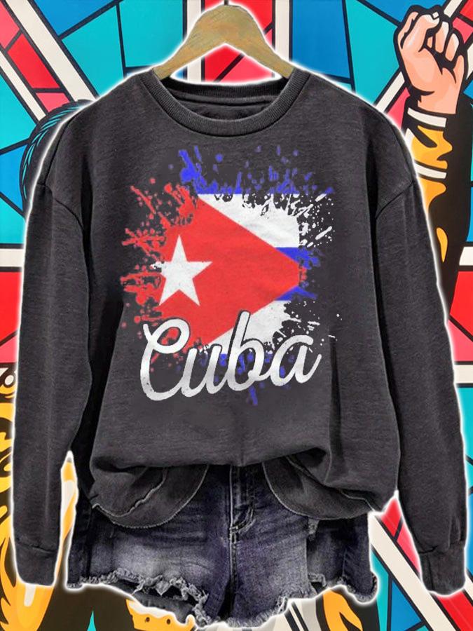 Cuba Patriotic Cuban Pride Flag Patriotic Cuba Raglan Baseball Shirt t-shirt