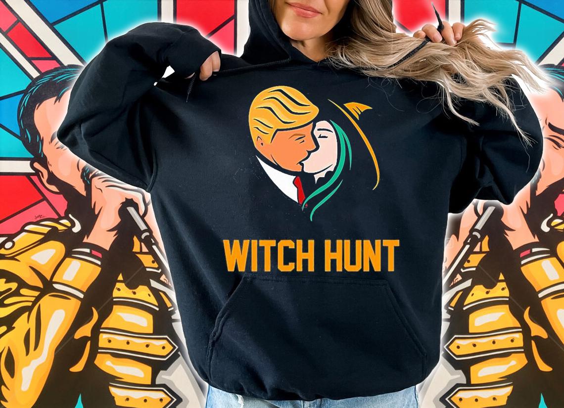 Halloween Funny Trump Witch Hunt Trump T-Shirt t-shirt hoodie