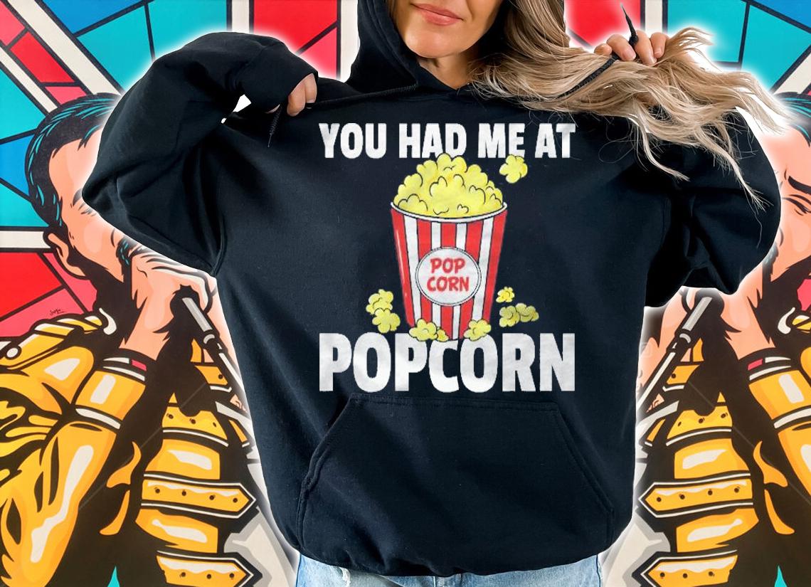 Popcorn Gift Cinema Movie Snack Shirt t-shirt hoodie