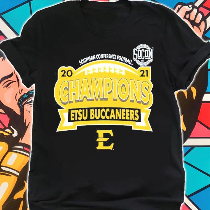 Southern Conference Football ETSU Buccaneers 2021 SoCon Champions Shirt t-shirt shirt
