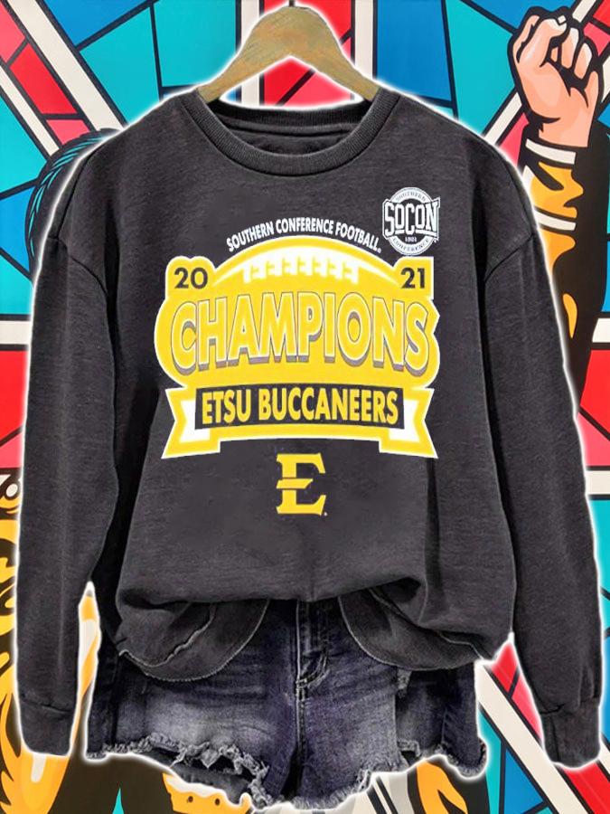 Southern Conference Football ETSU Buccaneers 2021 SoCon Champions Shirt t-shirt sweatshirt