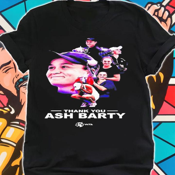 Thank You Ash Barty WTA Retire At Age 25 T-Shirt t-shirt shirt