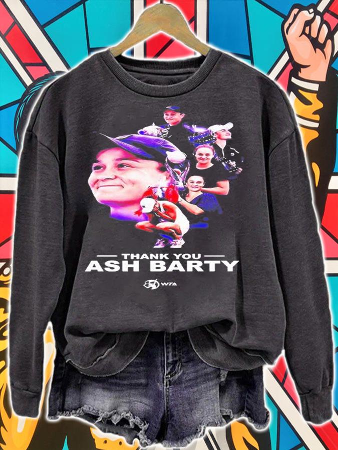 Thank You Ash Barty WTA Retire At Age 25 T-Shirt t-shirt sweatshirt