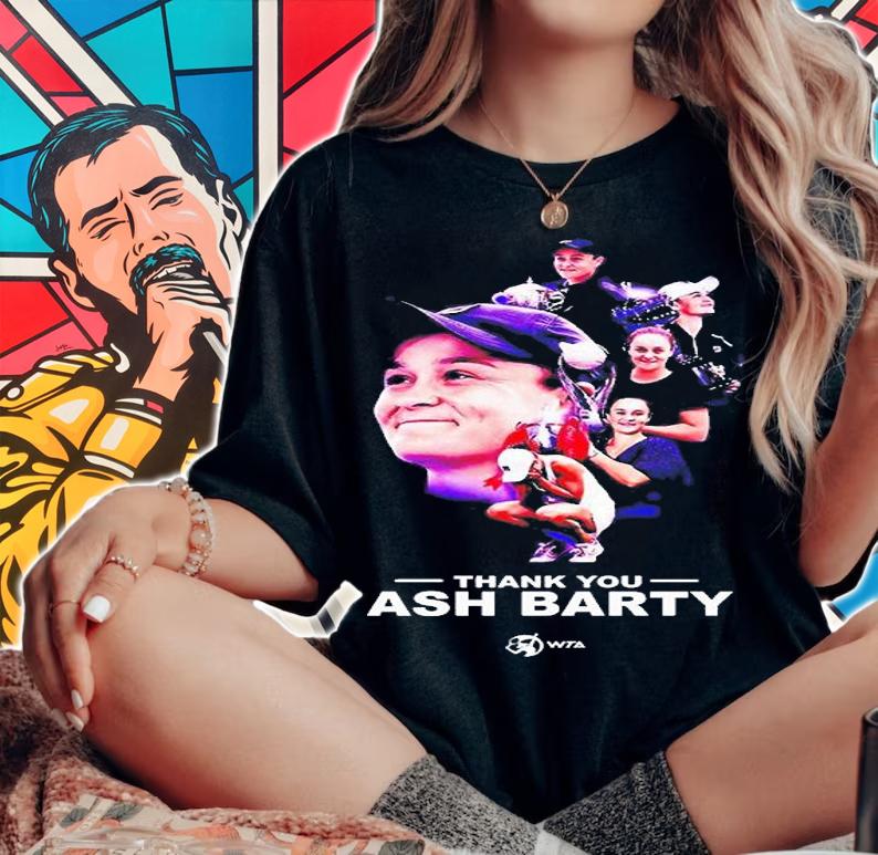 Thank You Ash Barty WTA Retire At Age 25 T-Shirt t-shirt woman shirt
