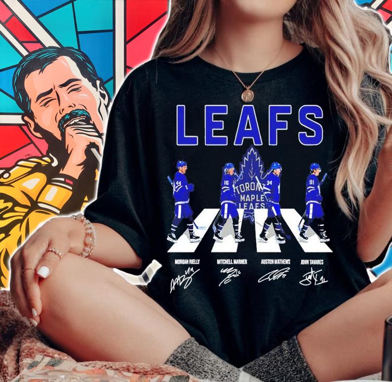 Toronto Maple Leafs Abbey Road Signatures Shirt t-shirt woman shirt