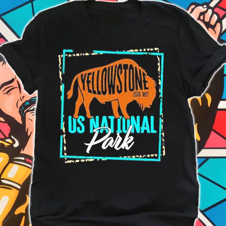 Yellowstone Bison Buffalo US National Park T-Shirt t-shirt shirt