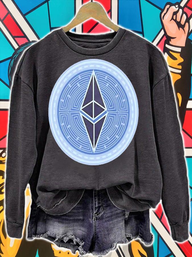 Eth Ticker Symbol Eth Ethereum Cryptocurrency T-Shirt t-shirt sweatshirt