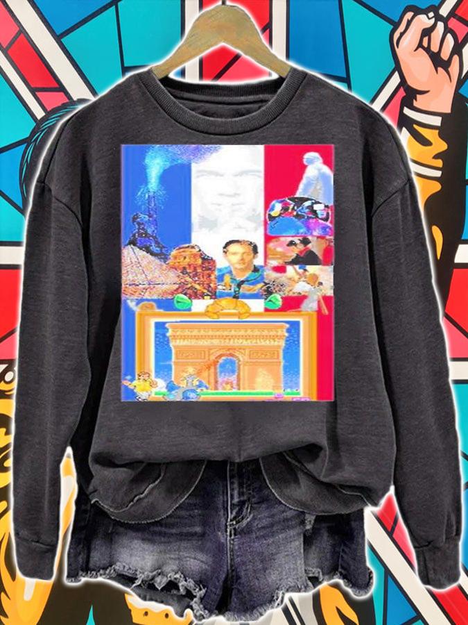 Lucaseyd France Place On Reddit Pixel T-Shirt t-shirt sweatshirt