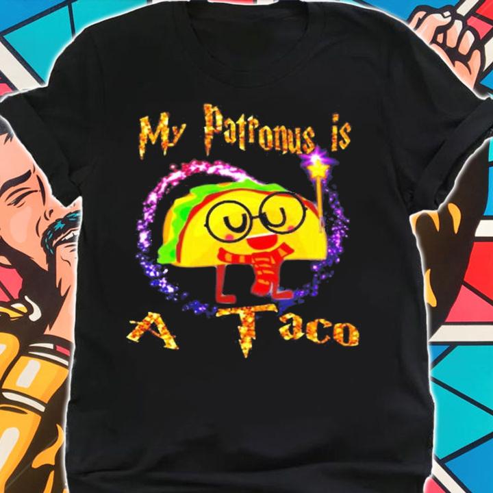 My Patronus Is A Taco Shirt Magic Gifts Tacos T-Shirt t-shirt shirt