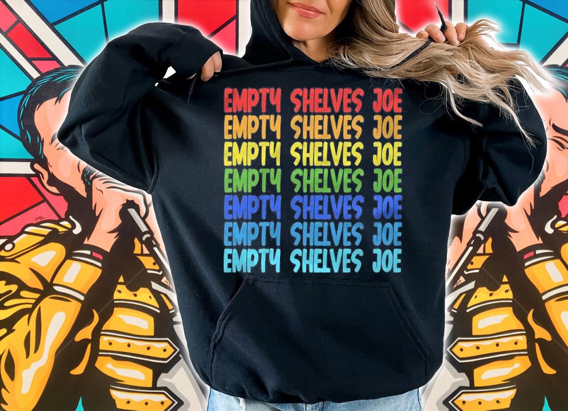 Hot empty Shelves Joe Retro Colorful T-Shirt t-shirt