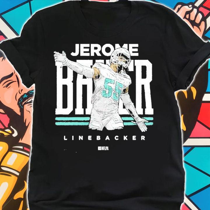 Jerome Baker Miami Player Name Football Shirt t-shirt shirt