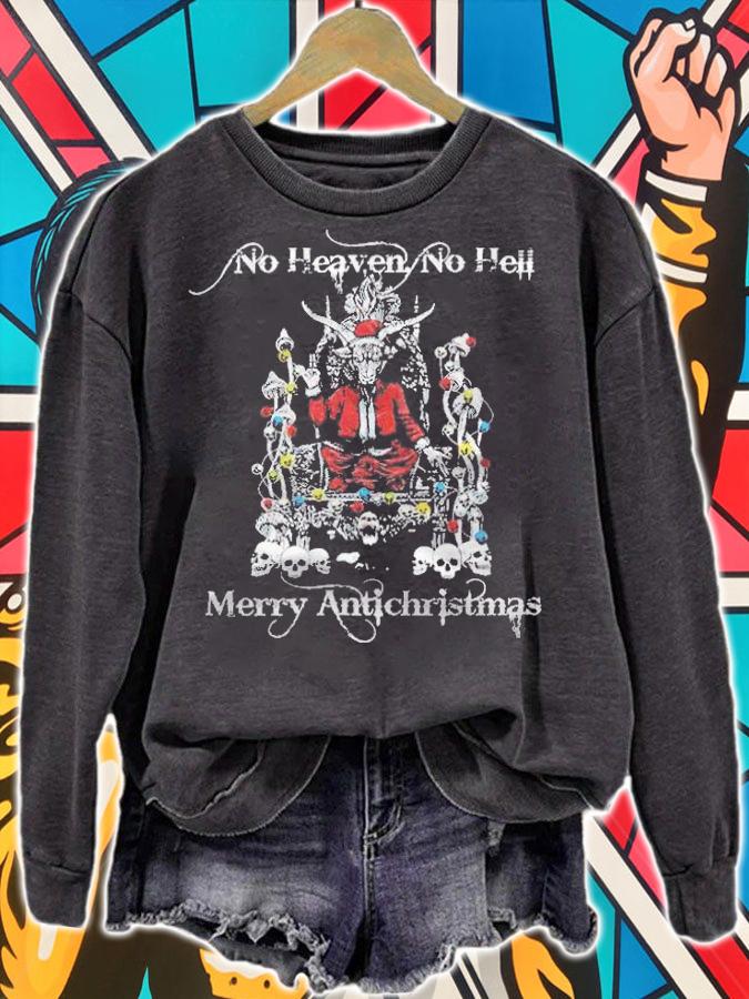 No heaven no hell Merry anti Christmas T-shirt t-shirt