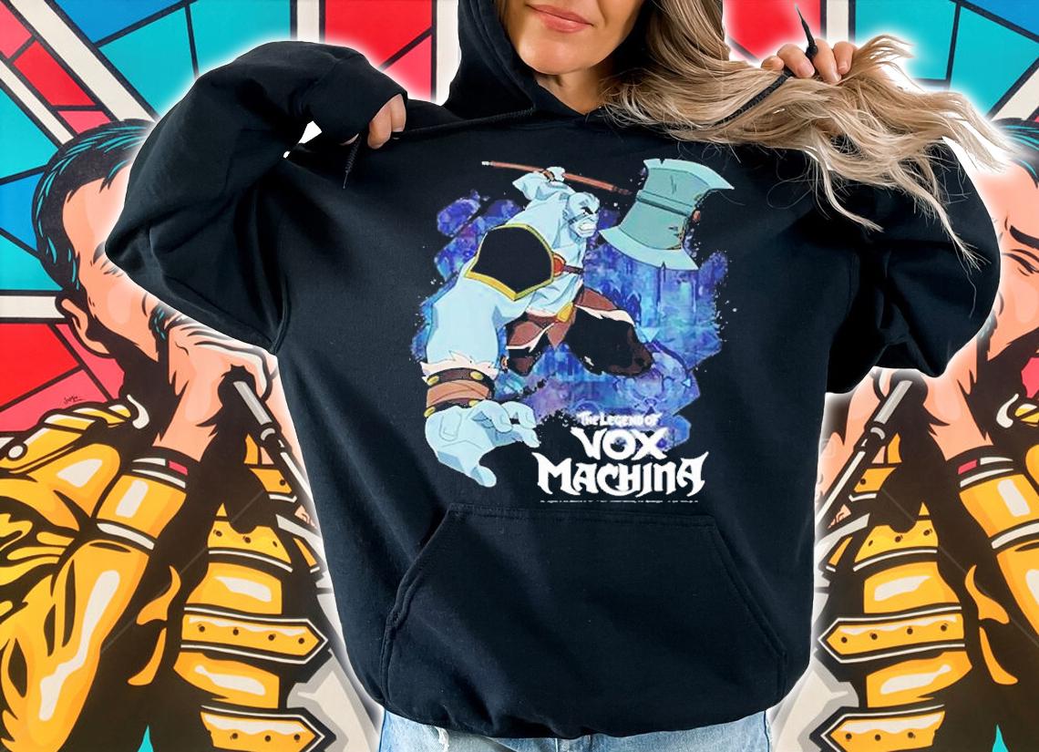 The Legend Of Vox Machina Grog Strongjaw With Axe T-Shirt t-shirt hoodie