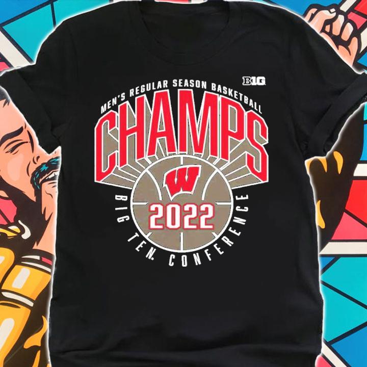 Regular Season Wisconsin Badgers 2022 Big Ten Men's Basketball Champions Shirt t-shirt