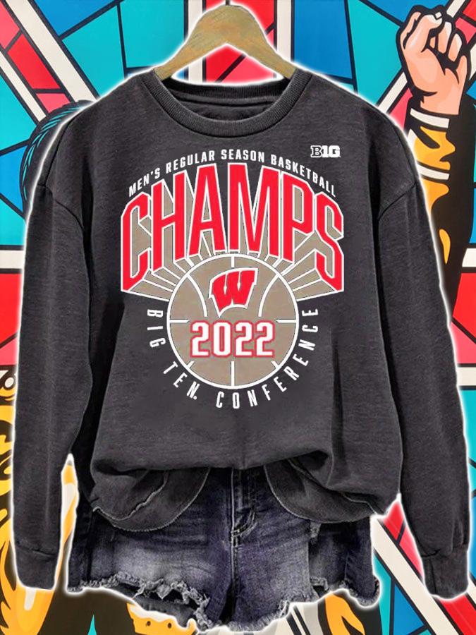 Regular Season Wisconsin Badgers 2022 Big Ten Men's Basketball Champions Shirt t-shirt