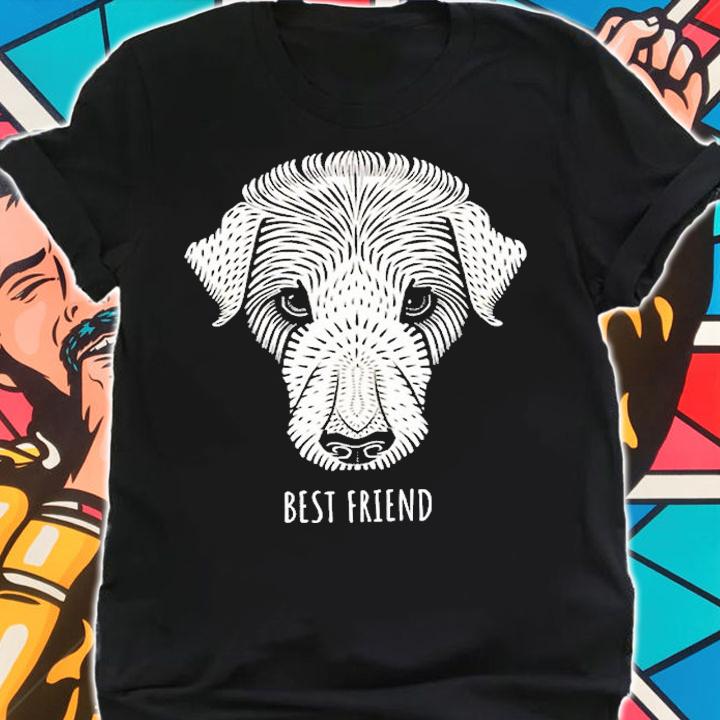 Vintage Dog Woodcut Best Friend T-Shirt t-shirt shirt