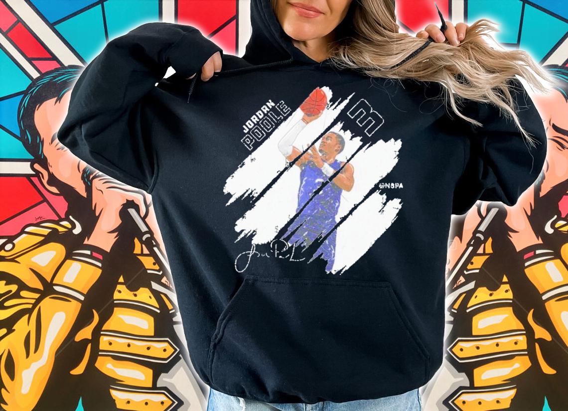 Jordan Poole Golden State Stripes Basketball Signatures Shirt t-shirt hoodie