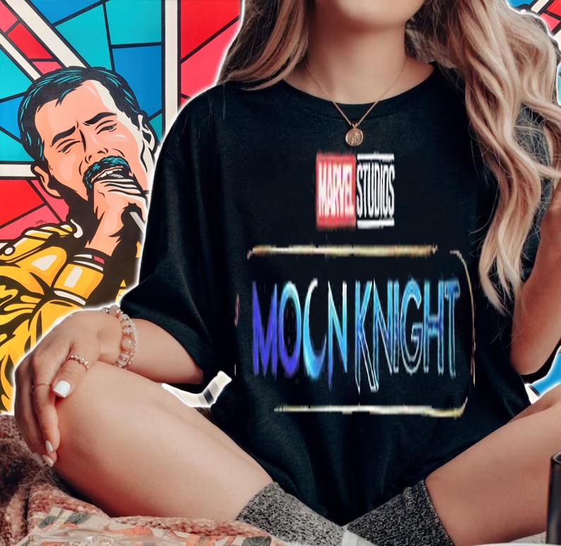 Marvel Moon Knight main logo 2022 T-shirt t-shirt woman shirt