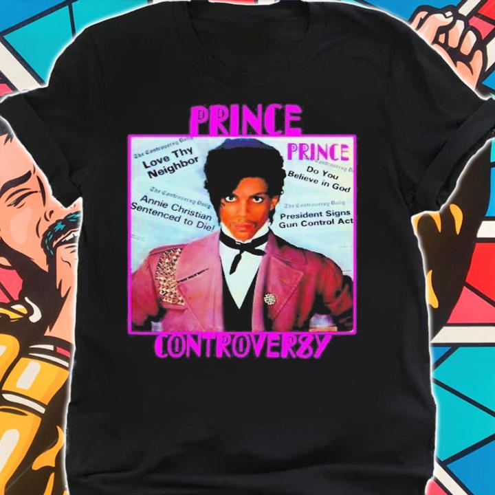 Prince Controversy Purple Rain Music Lover Gift Shirt t-shirt shirt
