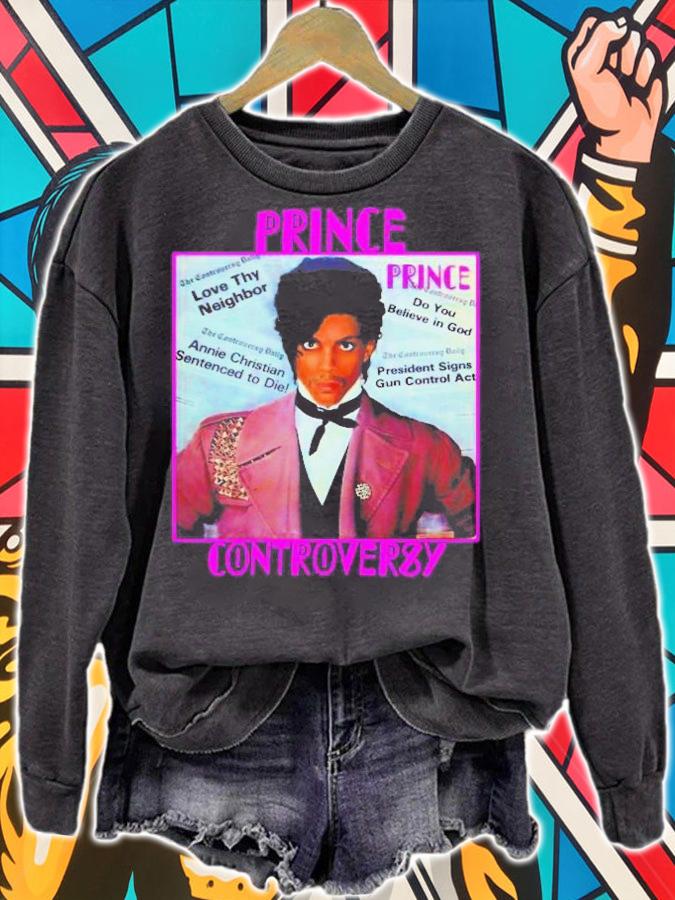 Prince Controversy Purple Rain Music Lover Gift Shirt t-shirt sweatshirt