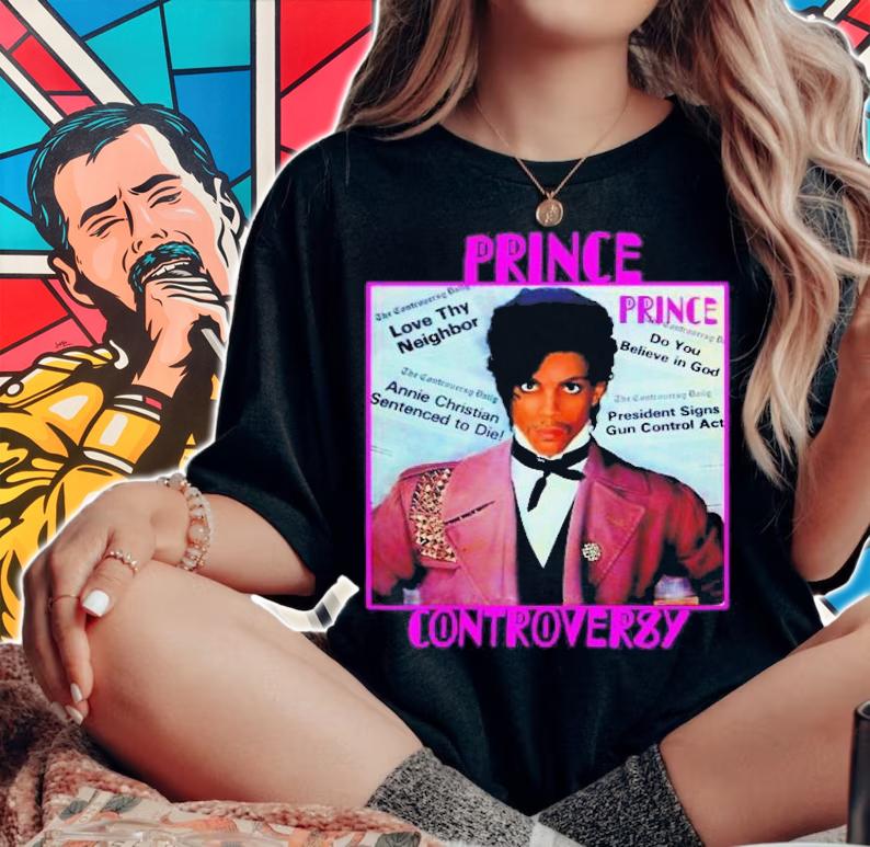 Prince Controversy Purple Rain Music Lover Gift Shirt t-shirt woman shirt