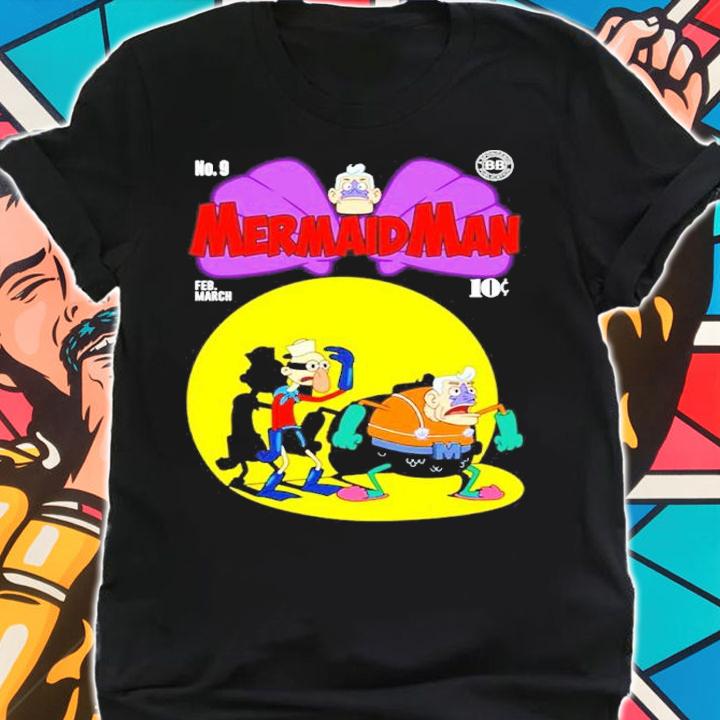 Spongebob Mermaid Man And Barnacle Shirt t-shirt shirt