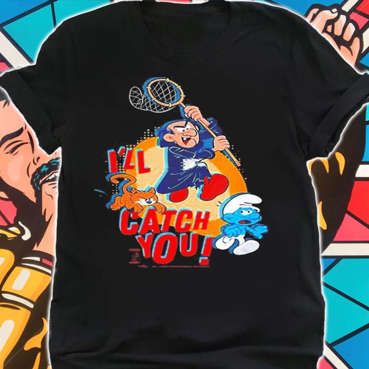 The Smurfs Gargamel Azrael Ill Catch You T-Shirt t-shirt shirt