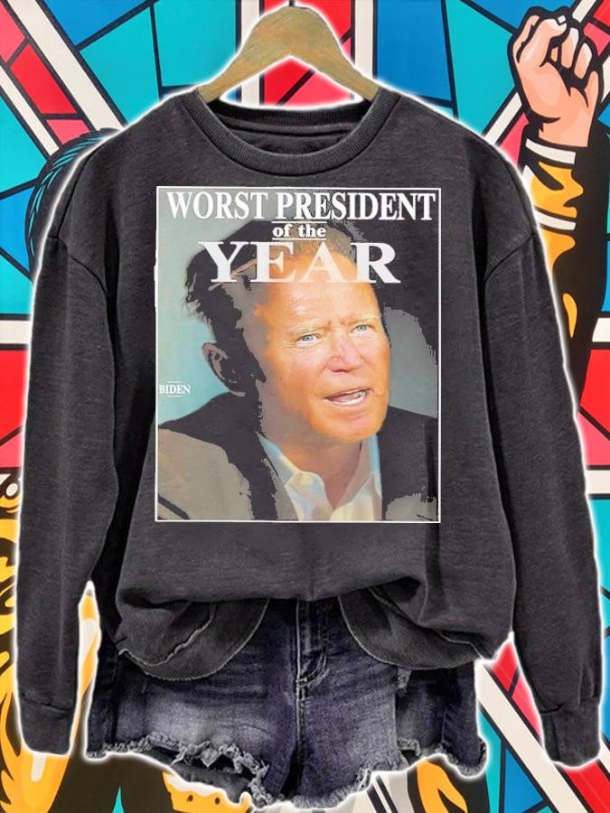Joe Biden Worst President Of The Year Shirt t-shirt