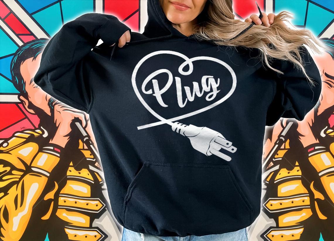 Plug Cool Match Couplet Video Gamer Gift Shirt t-shirt hoodie