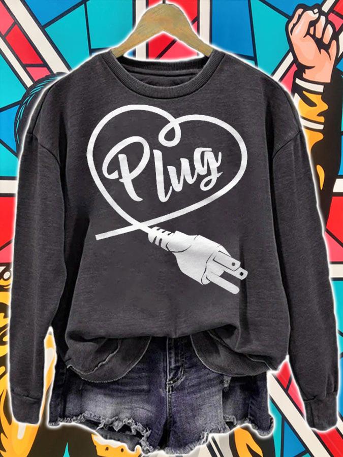 Plug Cool Match Couplet Video Gamer Gift Shirt t-shirt sweatshirt