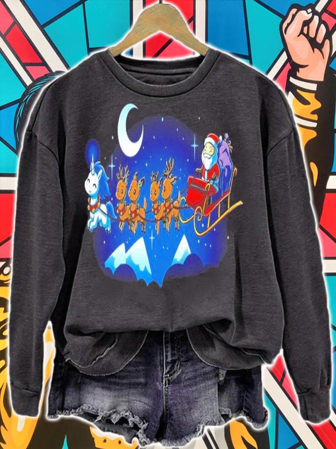 Santa's Favorite Unicorn Shirt t-shirt sweatshirt