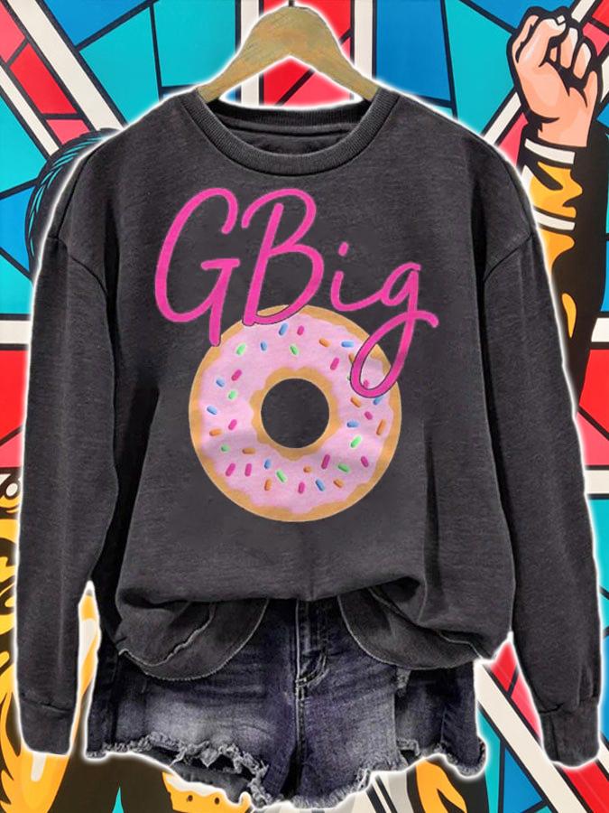 Sorority Gbig Donut Greek Reveal Initiation Shirt t-shirt