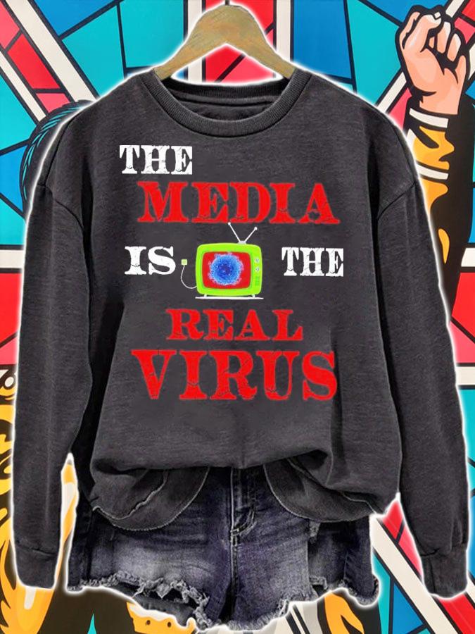The Media Is The Real Virus Shirt t-shirt