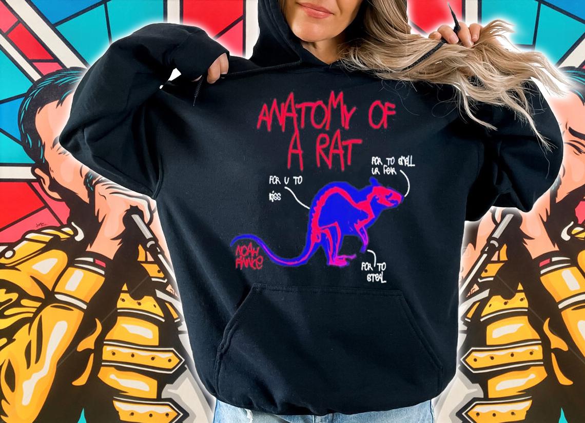 Noahfinnce Anatomy Of A Rat Shirt t-shirt hoodie