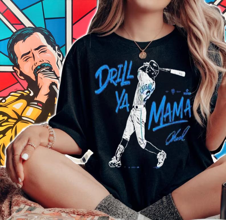 Roto Wear Drill Ya Mama MLB Players Shirt t-shirt woman shirt