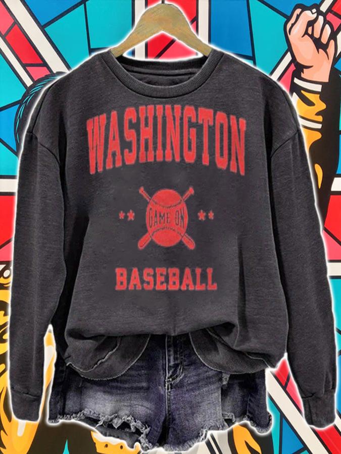 Washington Vintage Baseball Throwback Retro Design T-shirt t-shirt sweatshirt