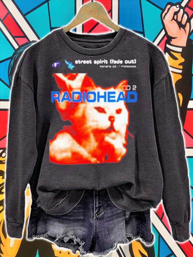 Cat Radiohead Street Spirit Fade Out Shirt sweatshirt