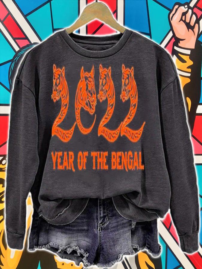 Cincinnati Bengals 2022 Year Of The Bengal Tiger Shirt sweatshirt