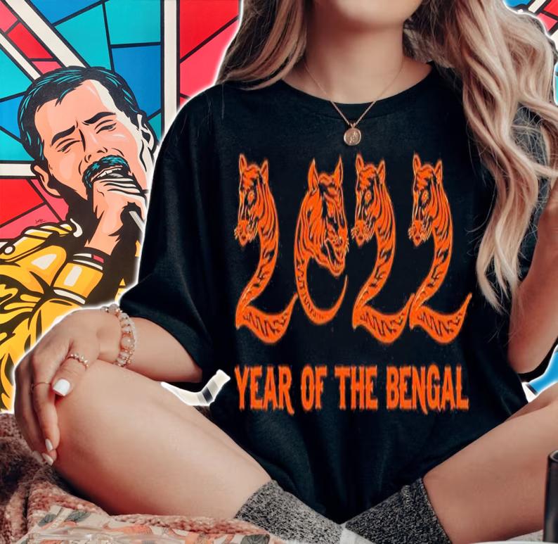 Cincinnati Bengals 2022 Year Of The Bengal Tiger Shirt woman shirt