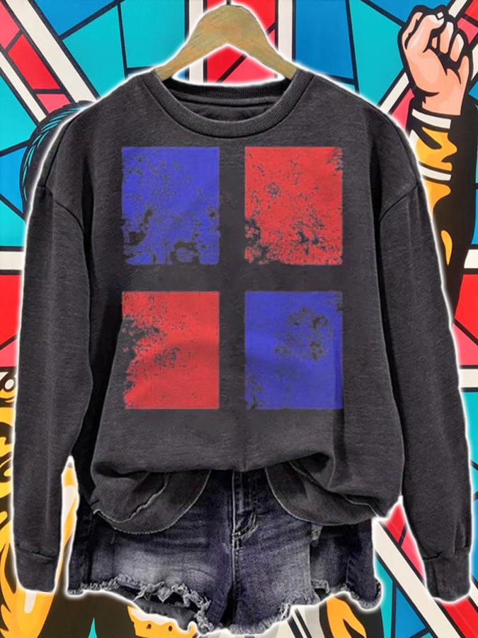 Cool And Modern Dominican Flag Tshirt Design Vintage T-shirt sweatshirt