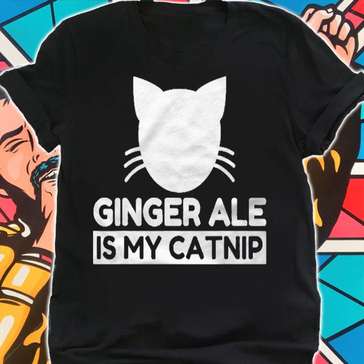 Ginger Ale Lover Funny Cute Cat Gifts Shirt