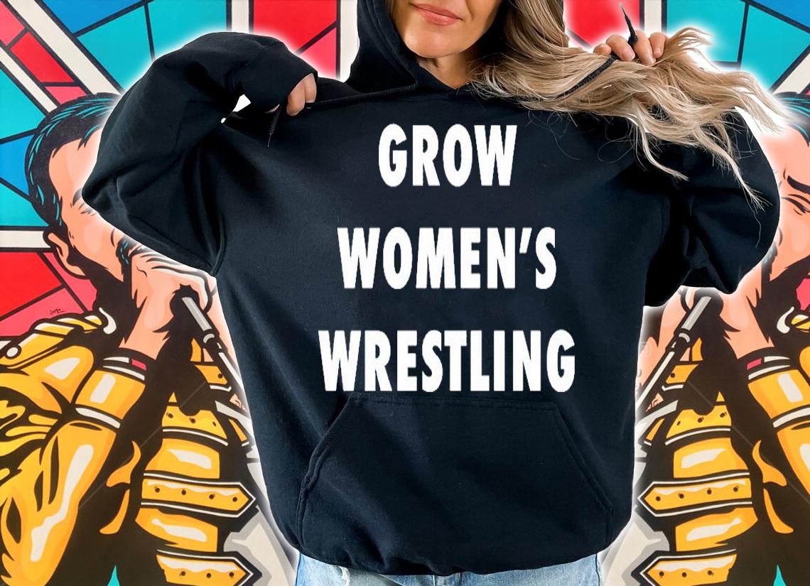 Grow Womens Wrestling Bridge T-Shirt