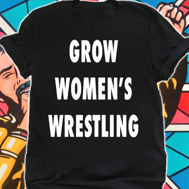 Grow Womens Wrestling Bridge T-Shirt