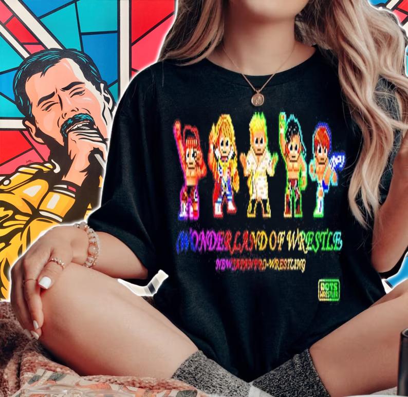 New Japan Pro Wrestling Wonderland of Wrestling shirt woman shirt