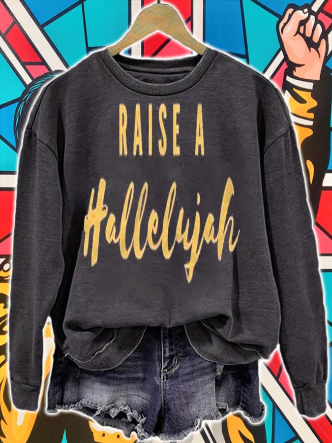 Raise A Hallelujah For Worship Leaders Pastors Gift Men Pullover Shirt sweatshirt