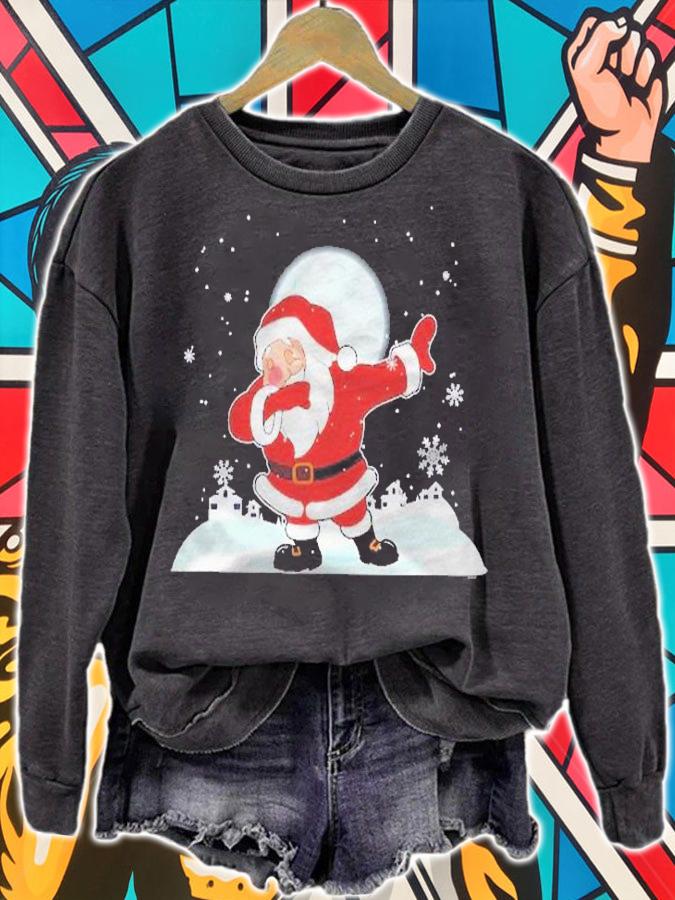 Christmas Santa Claus Dabbing Xmas Vacation Winter Holidays Shirt