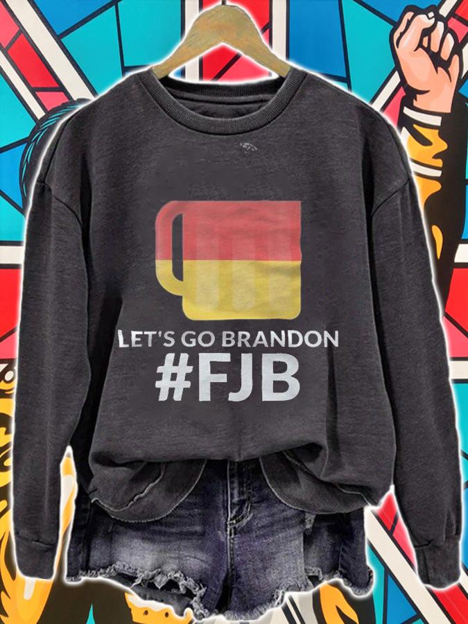 Germany For Let's Go Brandon Fake News Biden Chant T-Shirt sweatshirt